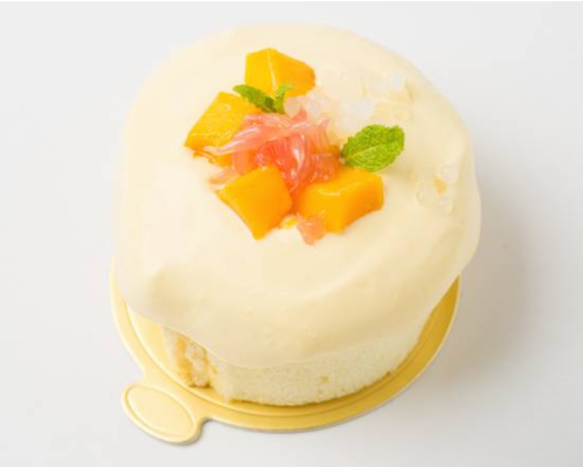 Mango Sago Cake with Cream Float