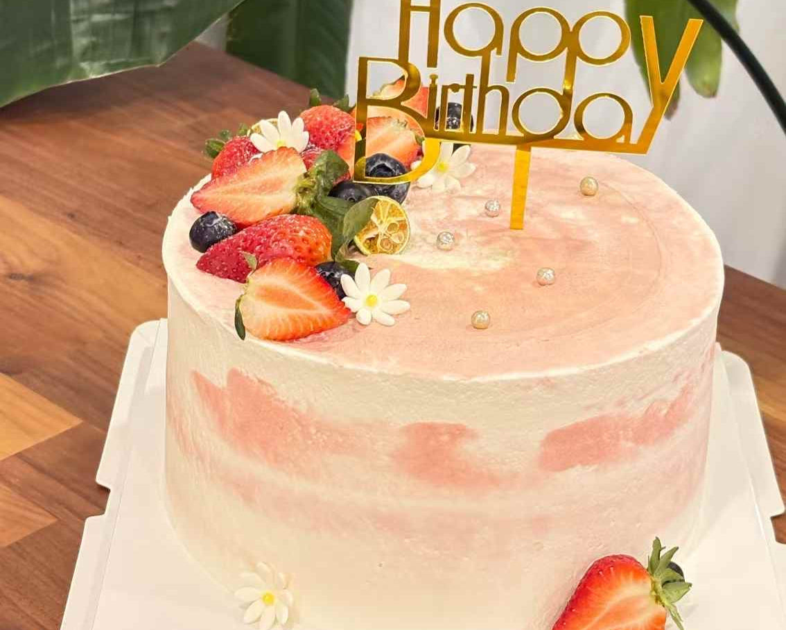 Strawberry Chiffon Cake