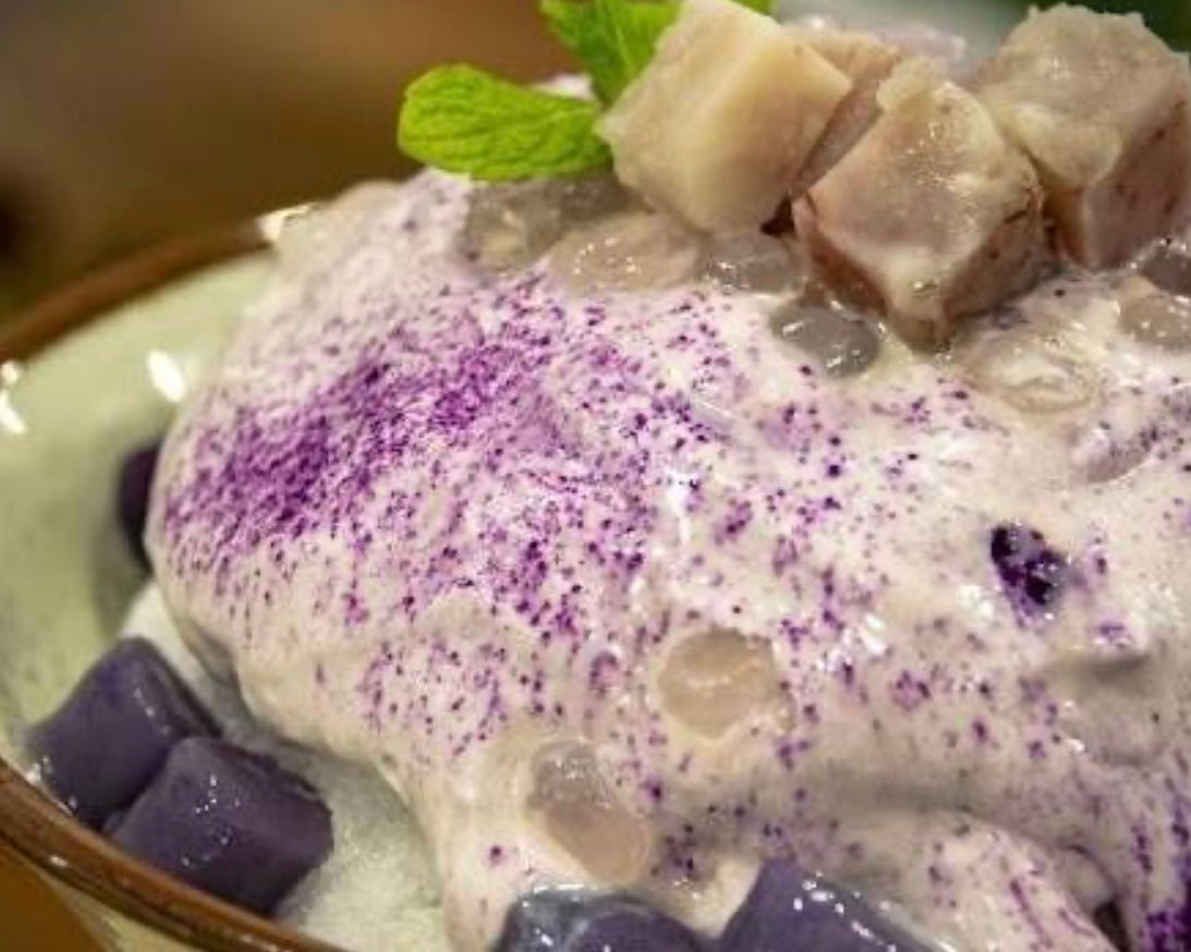 Taro Paste & Taro Mochi Shaved Ice